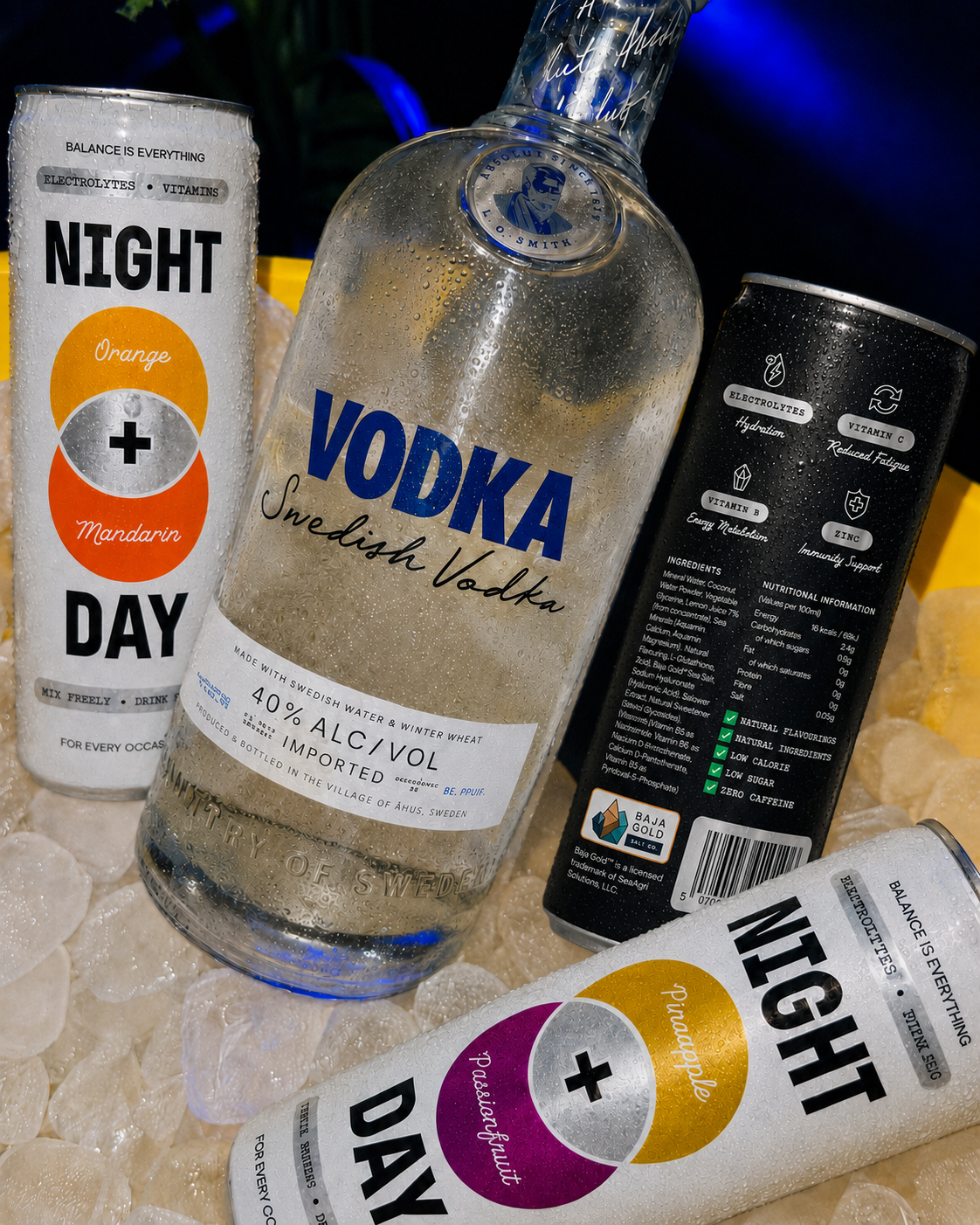 Night + Day with vodka